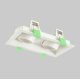Встраиваемый светильник Crystal Lux CLT 069C2 WH