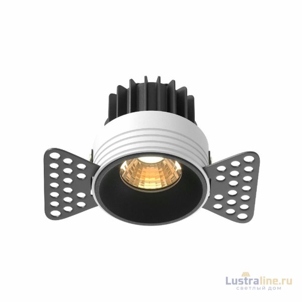 Встраиваемый светильник Maytoni Round DL058-7W2.7K-TRS-B