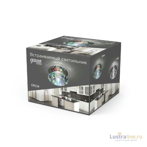 Встраиваемый светильник Gauss Crystal CR034 Встраиваемый светильник Gauss Crystal CR034