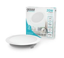 Встраиваемый светильник Gauss Elementary Downlight 997420218