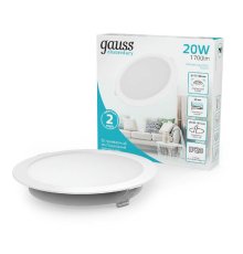 Встраиваемый светильник Gauss Elementary Downlight 997420218