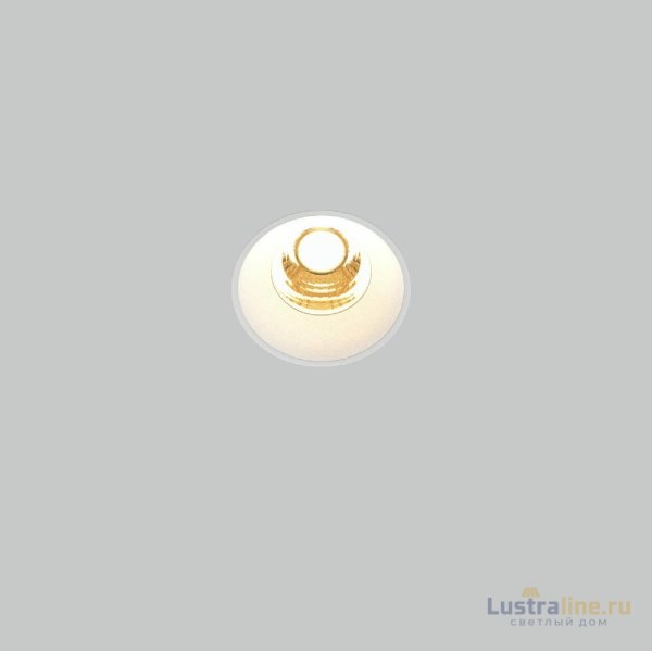 Встраиваемый светильник Maytoni Round DL058-7W2.7K-TRS-W