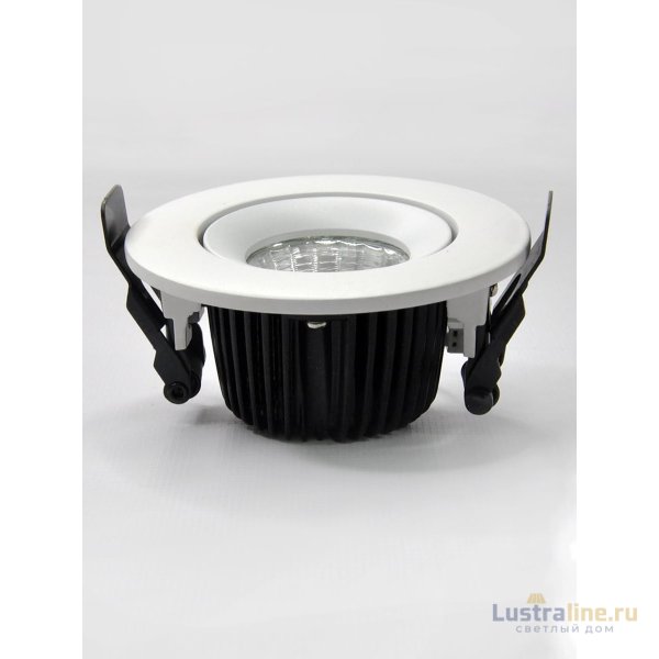 Встраиваемый светильник Elvan VLS-006R-12W-WW-Wh