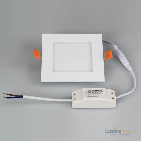 Встраиваемый светодиодный светильник Arlight DL-120x120M-9W Day White 020126