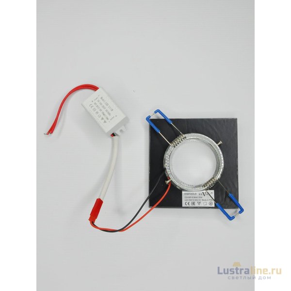 Встраиваемый светильник Elvan TCH-8270/3W-MR16-5.3-Bk