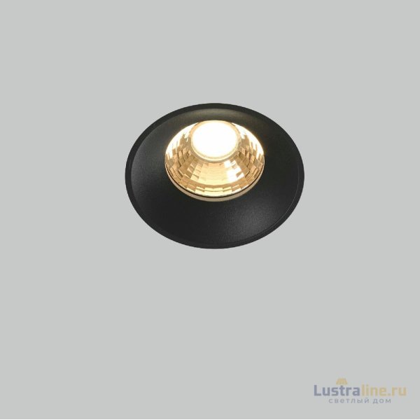 Встраиваемый светильник Maytoni Round DL058-12W2.7K-TRS-B Встраиваемый светильник Maytoni Round DL058-12W2.7K-TRS-B