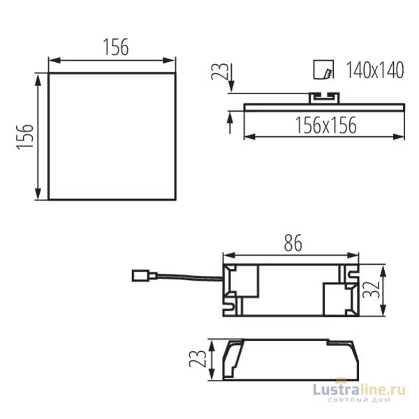 Встраиваемый светильник Kanlux Arel Led DL 14W-NW 29590
