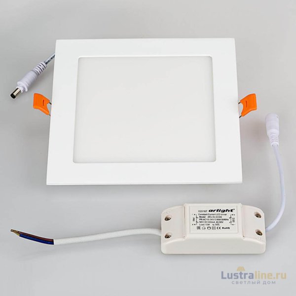 Встраиваемый светодиодный светильник Arlight DL-172x172M-15W Warm White 020133