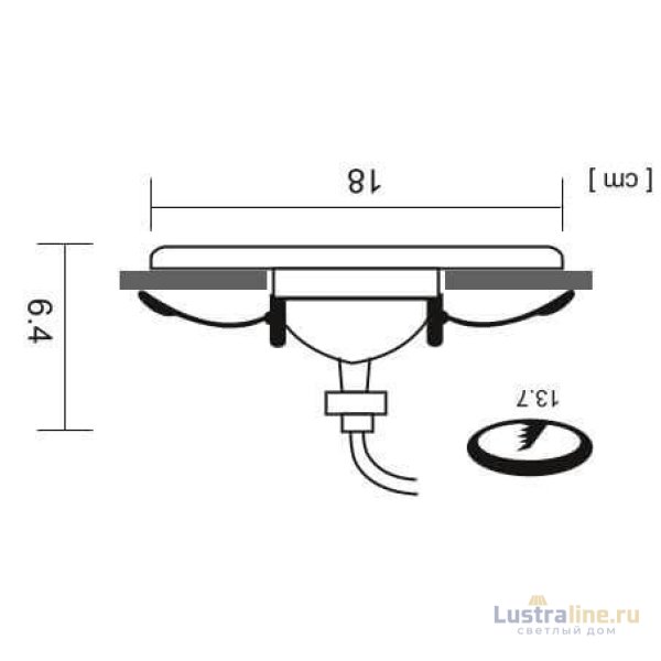 Встраиваемый светильник Arte Lamp A6664PL-1BK