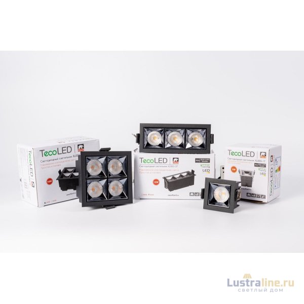 Встраиваемый светодиодный светильник Fiberli XL003-4T(W) 12130306 Встраиваемый светодиодный светильник Fiberli XL003-4T(W) 12130306