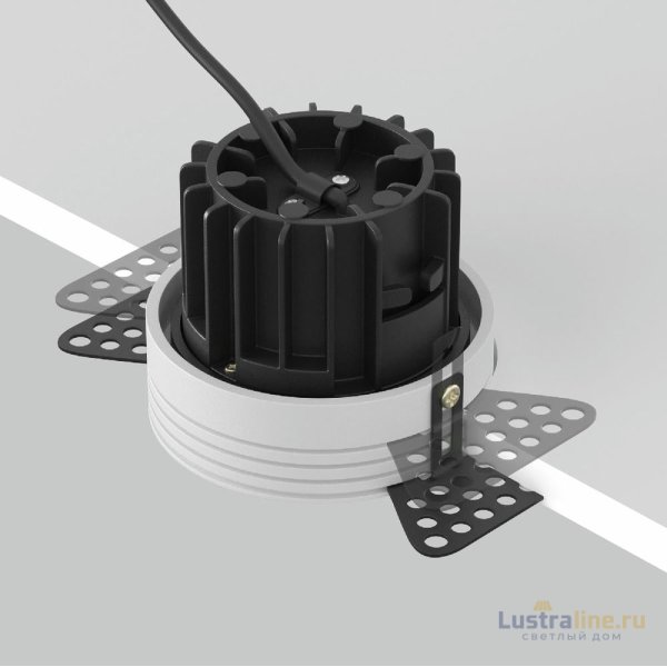Встраиваемый светильник Maytoni Round DL058-12W2.7K-TRS-B Встраиваемый светильник Maytoni Round DL058-12W2.7K-TRS-B