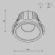 Встраиваемый светильник Maytoni Technical Alfa LED DL043-01-15W3K-RD-WB