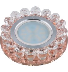 Встраиваемый светильник Fametto Luciole DLS-L102 GU5.3 CHROME/PEACH 10001