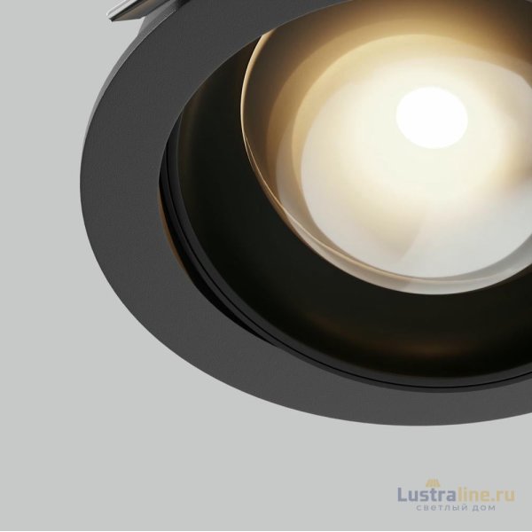 Встраиваемый светильник Maytoni Lens DL105-12W3K-B Встраиваемый светильник Maytoni Lens DL105-12W3K-B