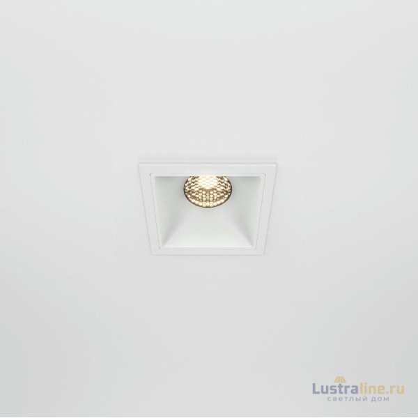 Встраиваемый светильник Maytoni Technical Alfa LED DL043-01-10W3K-SQ-W