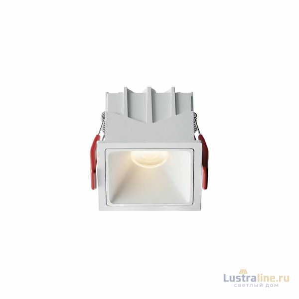 Встраиваемый светильник Maytoni Alfa led DL043-01-10W3K-SQ-W-1
