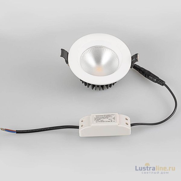 Встраиваемый светодиодный светильник Arlight LTD-105WH-Frost-9W Day White 021492