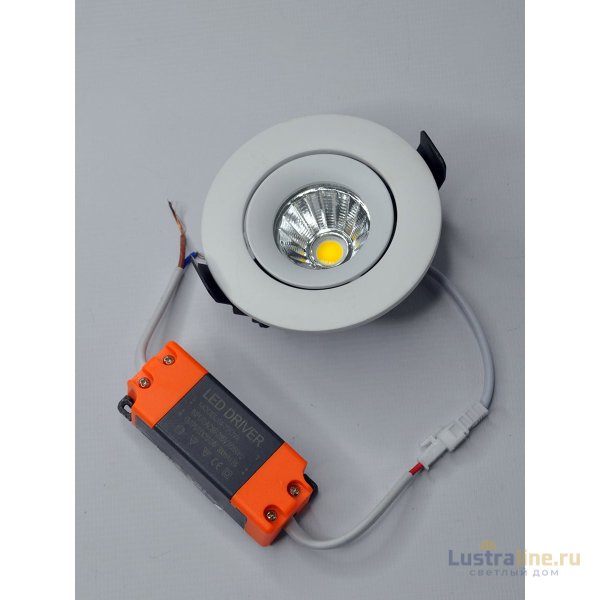 Встраиваемый светильник Elvan VLS-006R-7W-WW-Wh Встраиваемый светильник Elvan VLS-006R-7W-WW-Wh