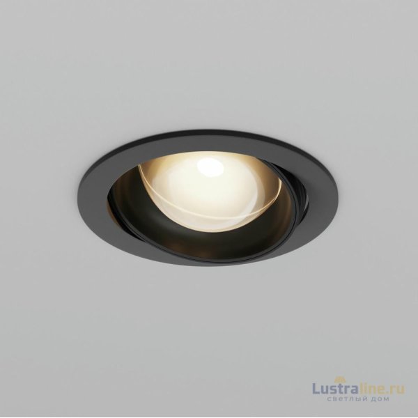 Встраиваемый светильник Maytoni Lens DL105-12W3K-B Встраиваемый светильник Maytoni Lens DL105-12W3K-B