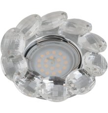 Встраиваемый светильник Fametto Peonia DLS-P114 GU5.3 CHROME/CLEAR 10547