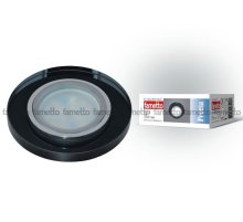 Встраиваемый светильник Fametto Peonia DLS-P106 GU5.3 CHROME/BLACK