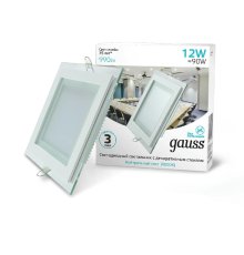 Встраиваемый светильник Gauss Glass 948111212