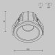 Встраиваемый светильник Maytoni Technical Alfa LED DL043-01-10W4K-RD-WB