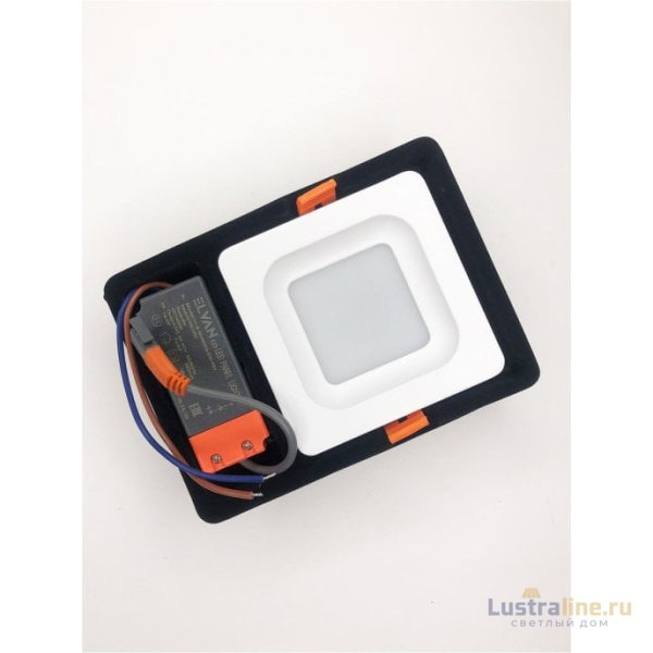 Встраиваемый светильник Elvan VLS-5048SQ-8W-NH-Wh
