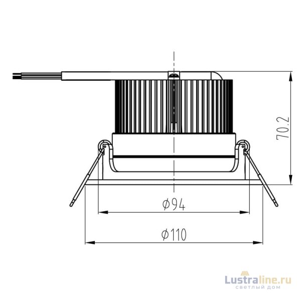 Встраиваемый светильник Deko-Light COB 94 RGBW 565245