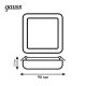 Встраиваемый светодиодный светильник Gauss Frameless 968511209
