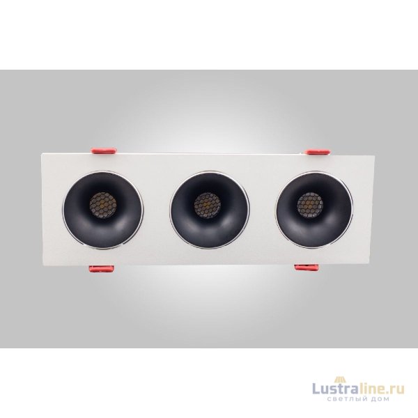 Встраиваемый светильник AM Group AM480-3 BK+WH 23,1W Встраиваемый светильник AM Group AM480-3 BK+WH 23,1W