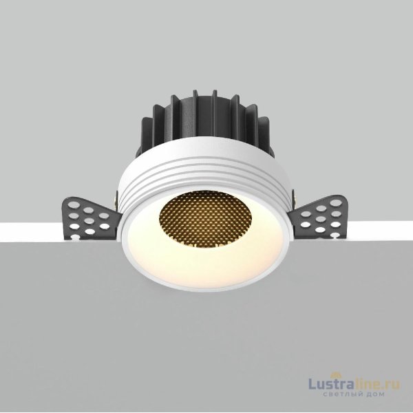 Встраиваемый светильник Maytoni Round DL058-12W2.7K-TRS-W
