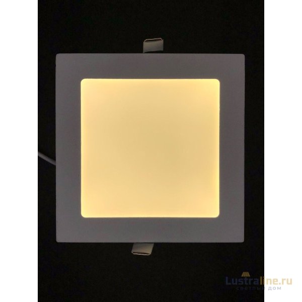 Встраиваемый светильник Elvan VLS-102SQ-12W-WW-Wh