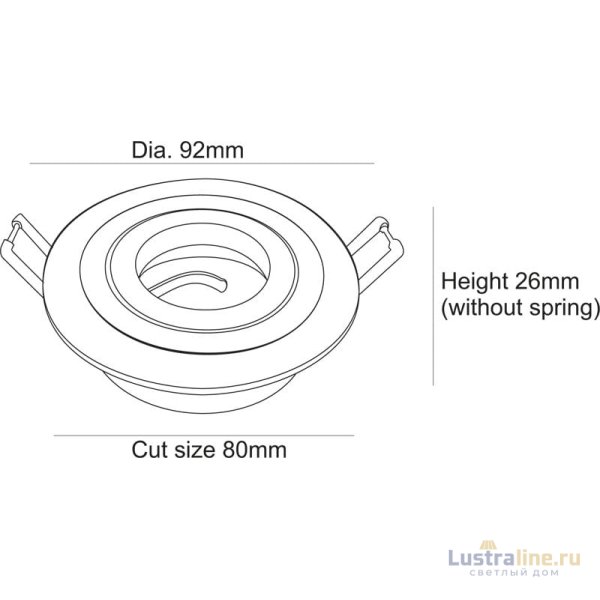 Встраиваемый светильник Deko-Light Built-in 110222
