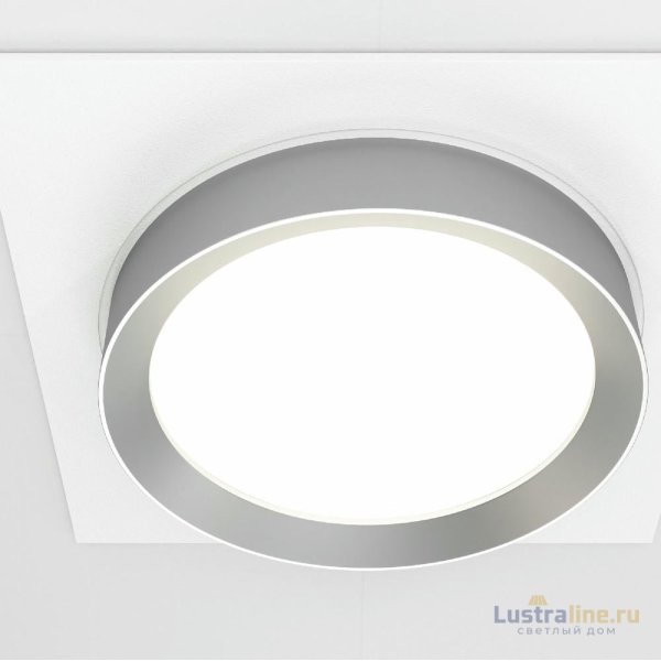 Встраиваемый светильник Maytoni Technical Hoop DL086-GX53-SQ-WS