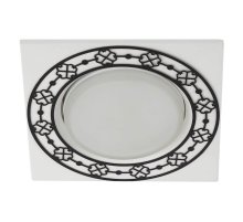 Встраиваемый светильник ЭРА KL78 WH/BK Б0037367