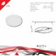 Встраиваемый светильник Reluce 70601-9.0-001OL LED6W WH 4000K