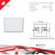 Встраиваемый светильник Reluce 70602-9.0-001OL LED15W WH 4000K
