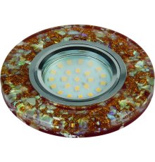 Встраиваемый светильник Fametto DLS-L103 GU5.3 CHROME/BROWN 10716