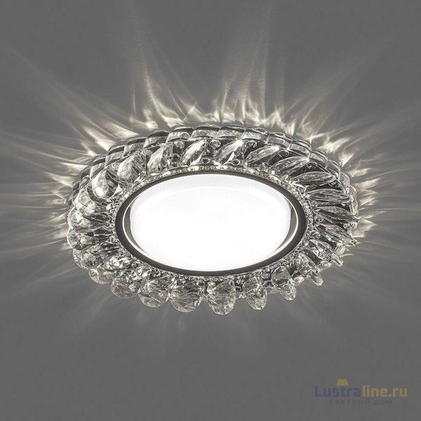 Встраиваемый светодиодный светильник Ambrella Light GX53 LED G214 CH/WH Встраиваемый светодиодный светильник Ambrella Light GX53 LED G214 CH/WH