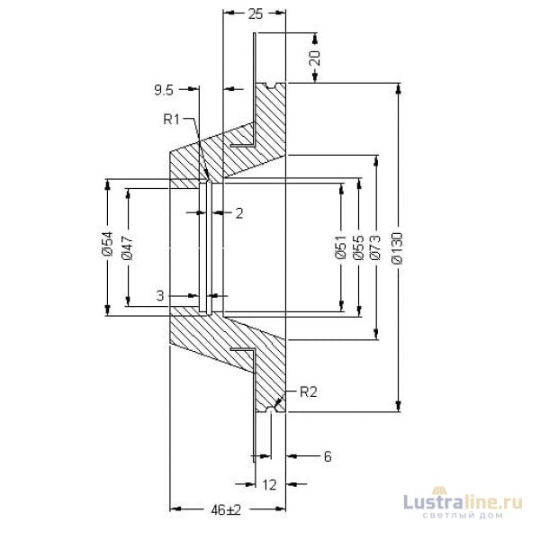 Встраиваемый светильник Deko-Light Built-in 110501