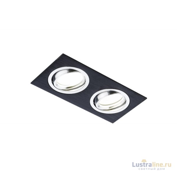 Встраиваемый светильник Ambrella Light Standard Spot A601/2 BK Встраиваемый светильник Ambrella Light Standard Spot A601/2 BK