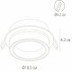 Встраиваемый светильник Arte Lamp Atik A4513PL-1WH