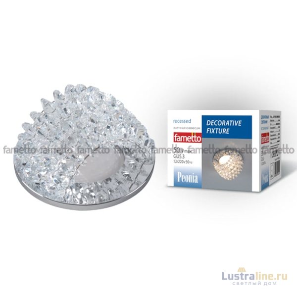 Встраиваемый светильник Fametto DLS-P110 GU5.3 CHROME/CLEAR 10732