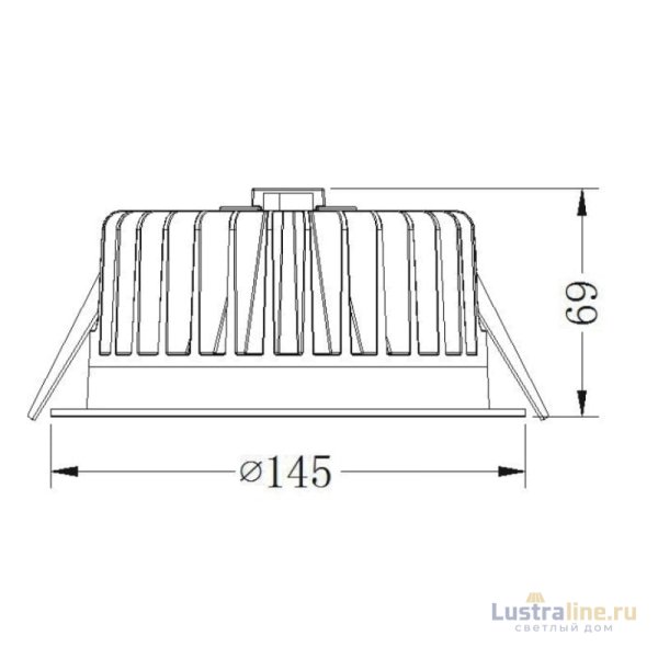 Встраиваемый светильник Deko-Light COB200 565181