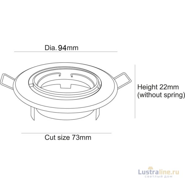 Встраиваемый светильник Deko-Light Built-in 442838