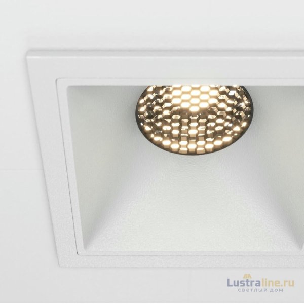 Встраиваемый светильник Maytoni Technical Alfa LED DL043-01-10W3K-SQ-W