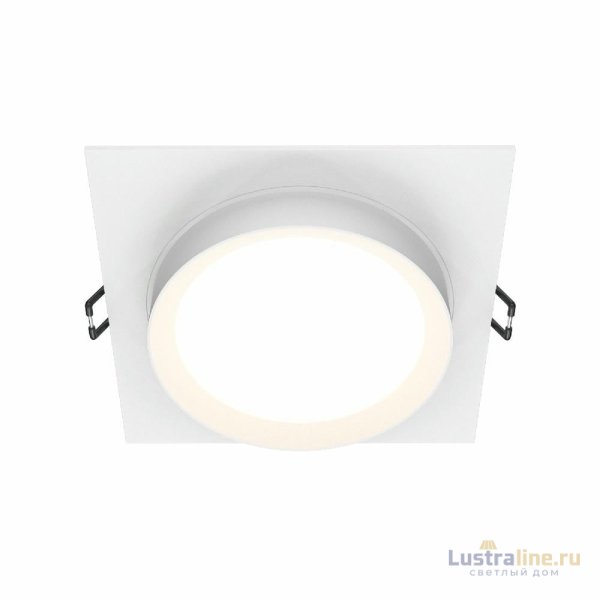 Встраиваемый светильник Maytoni Technical Hoop DL086-GX53-SQ-W