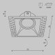 Встраиваемый светильник Maytoni Dot DL042-01-SQ-B