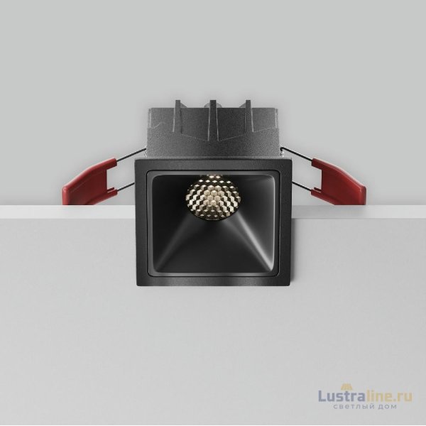 Встраиваемый светильник Maytoni Alfa LED DL043-01-10W4K-SQ-B-1 Встраиваемый светильник Maytoni Alfa LED DL043-01-10W4K-SQ-B-1